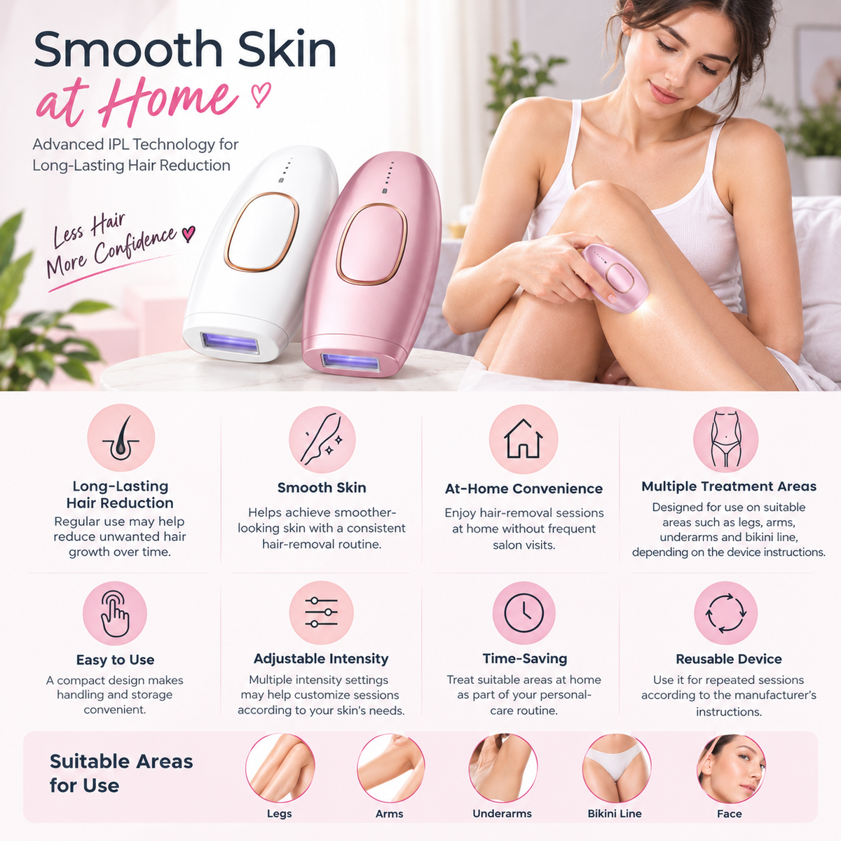 Mini Laser Hair Removal Device