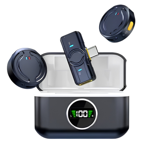 Wireless Microphone with Charging Cabin